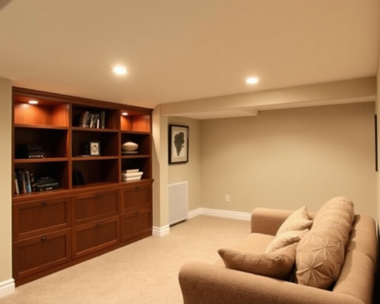 Finished basement